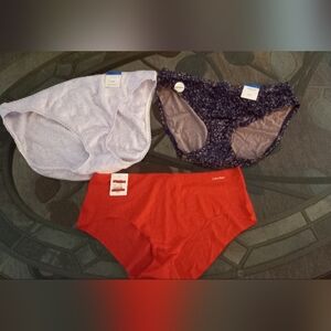 CK Armani and Charter Club panties